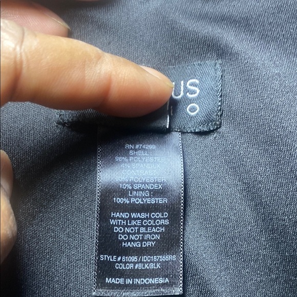 Enfocus Studio Black V-Neck Sheath Dress - Picture 5 of 7